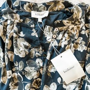 NWT Bohme Floral Blouse, Size Small